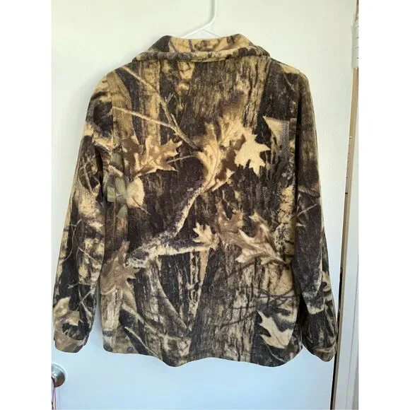 Columbia Youth XL (14/16) Camouflage Fleece Zip Up Jacket